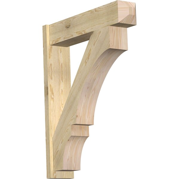 Ekena Millwork Balboa Craftsman Rough Sawn Outlooker, Douglas Fir, 8"W x 36"D x 44"H OUT08X36X44BOA04RDF - main